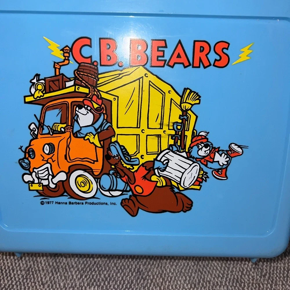 Vintage Lunchbox C.B. Bears 1977 Hannah Barbara - Picture 7 of 7